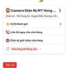 Camera Điện NLMT Hưng The