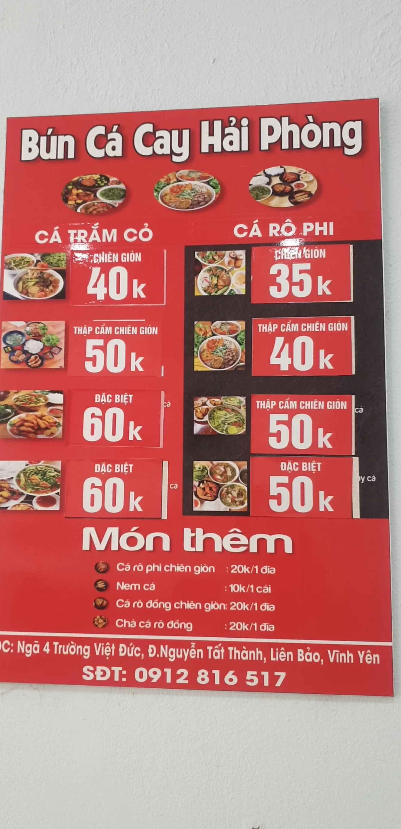 Bún Cá Cay Hải Phòng Vĩnh Yên