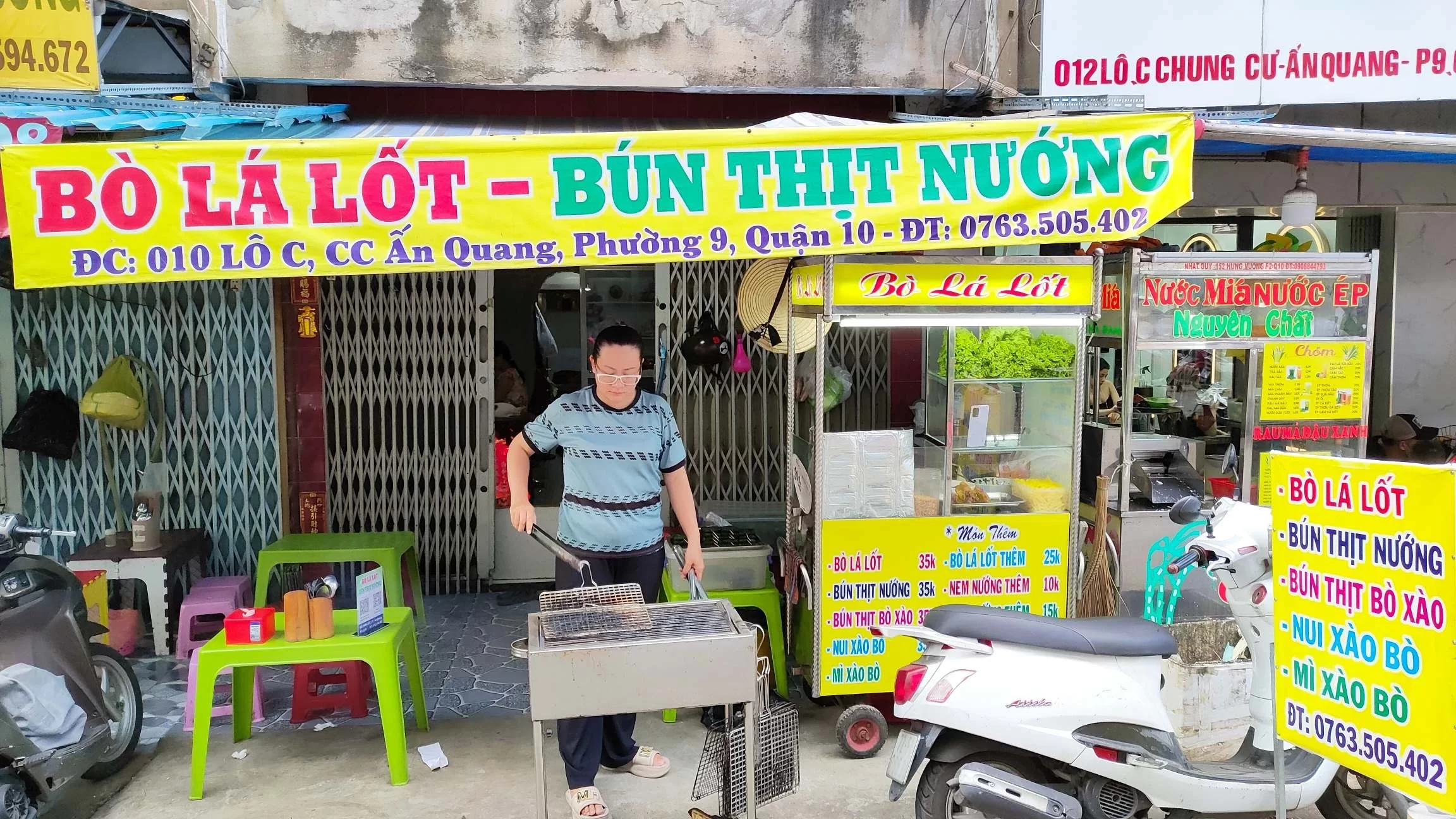 Bò Lá Lốt - Bún Thịt Nướng