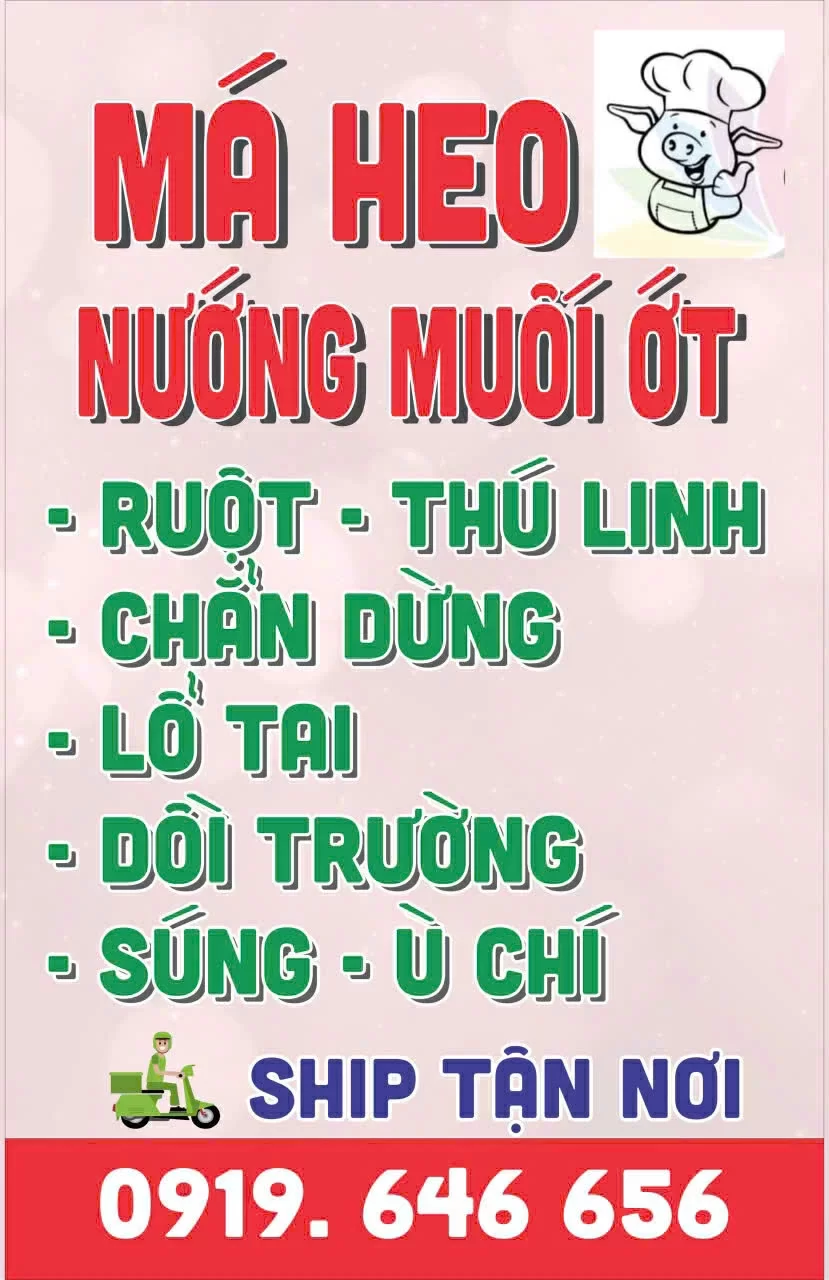 Má Heo Nướng Muối Ớt