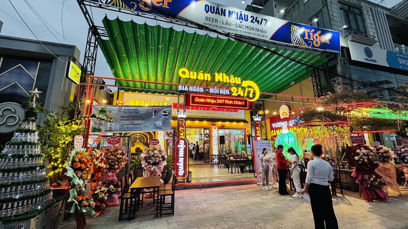 Quán Nhậu 24/7 Nhậu Xuyên Màn Đêm Thái Bình
